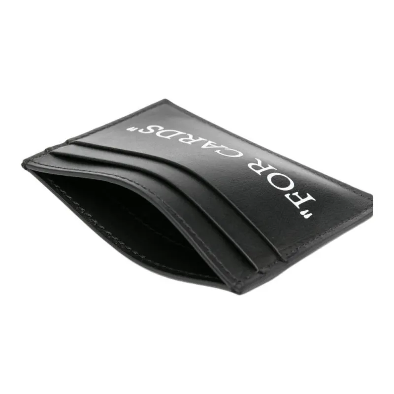 OFF WHITE Quote Motif Open Top Cardholder-2