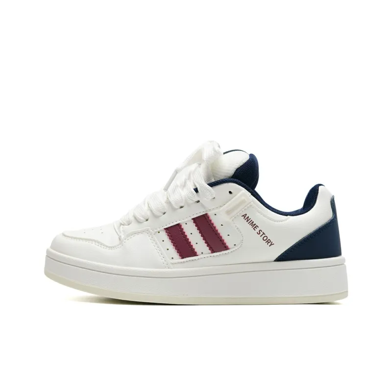 7 SEVFUN Low Top Skateboard Shoes Unisex Blue White-28
