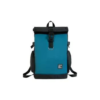 Yalu Oxford Backpack Regular Unisex Gray/Orange/Royal Blue