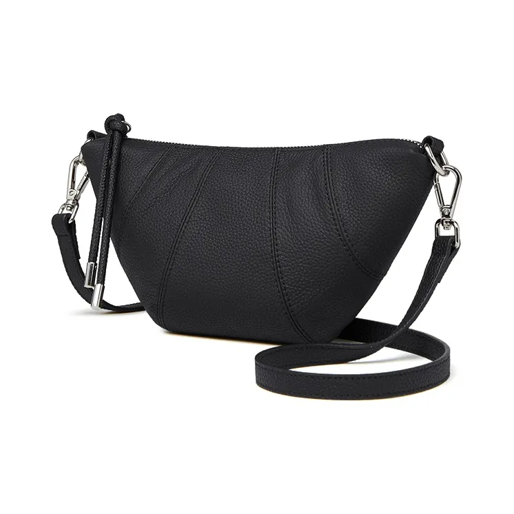 ZOOLER Top Grain Cow Leather Crossbody Bag Regular Women's Elephant Gray/Hepburn Black/Jasper/Milk White-20