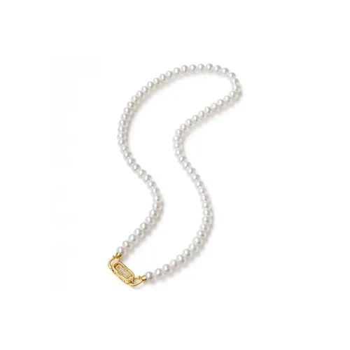 Oriental Jade Freshwater Pearl Necklaces Women's