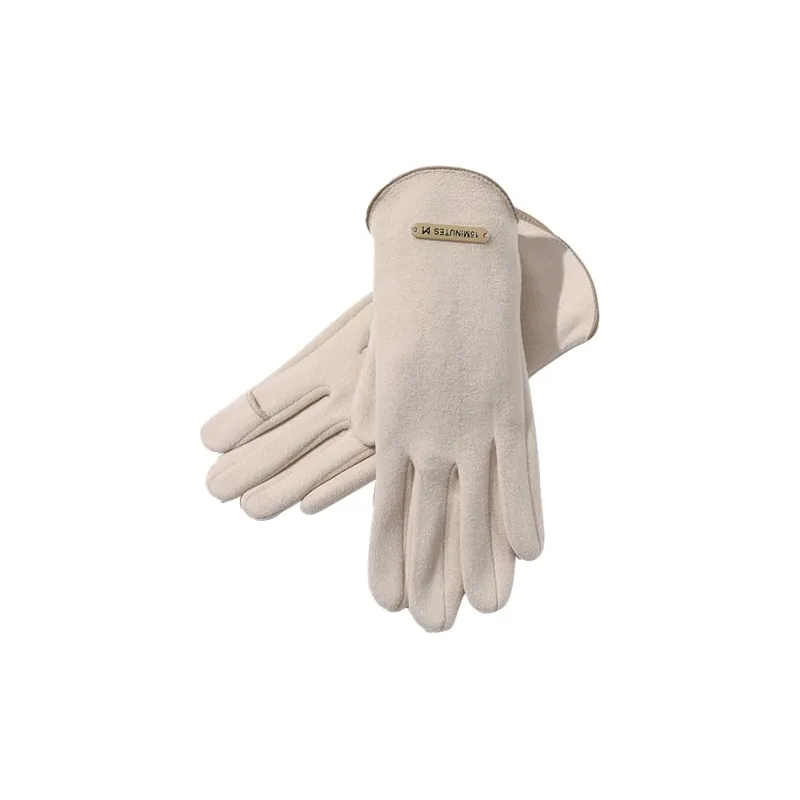 15 MINS 92% Polyester 8% Elastane Knit Gloves Women's-0