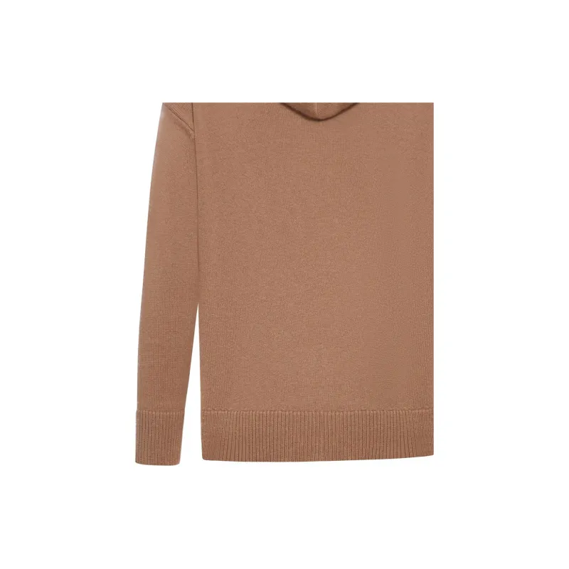 'S MAX MARA Logo Embellished Knitted Hoodie-6