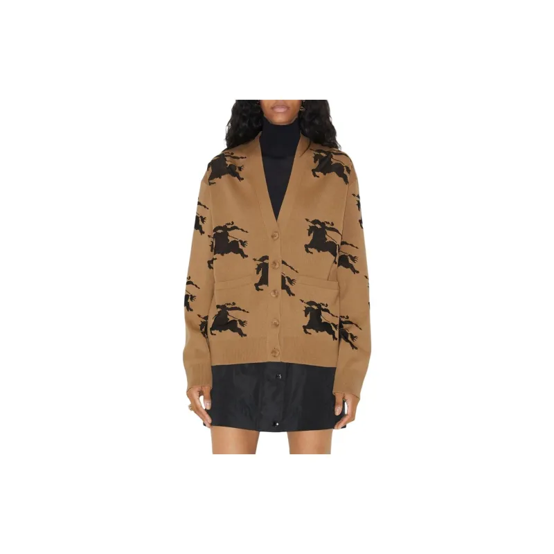Burberry Ekd Intarsia knit Cardigan-2