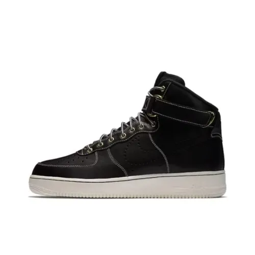 Nike Air Force 1 Skateboard Shoes Men High-Top Black