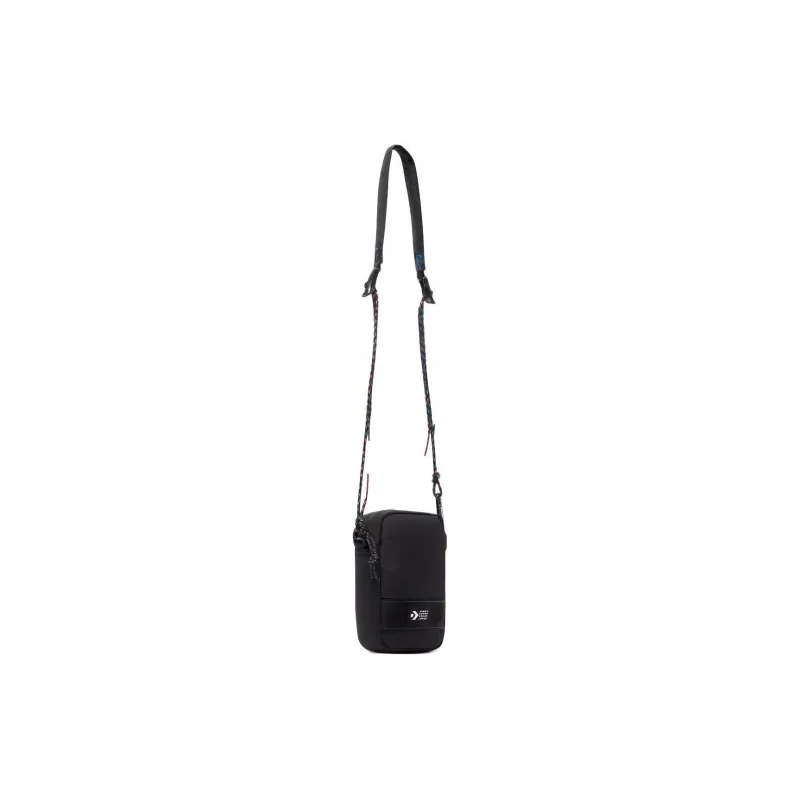 Converse Polyester With Polyurethane Cell Phone Pouch, Shoulder Bag, Crossbody Bag Regular Unisex Black-2