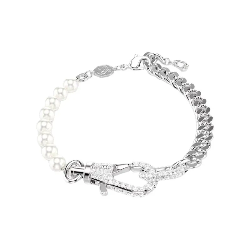 Swarovski Rhodium Plated Bracelets Women's Silver-1
