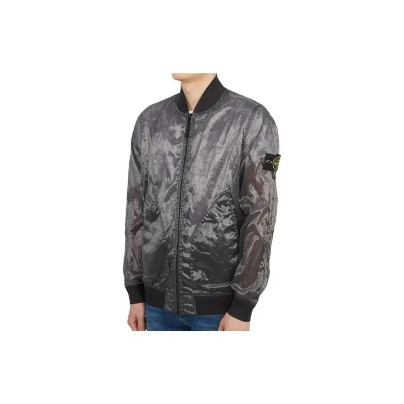STONE ISLAND Loog patch Bomber Jacket-4