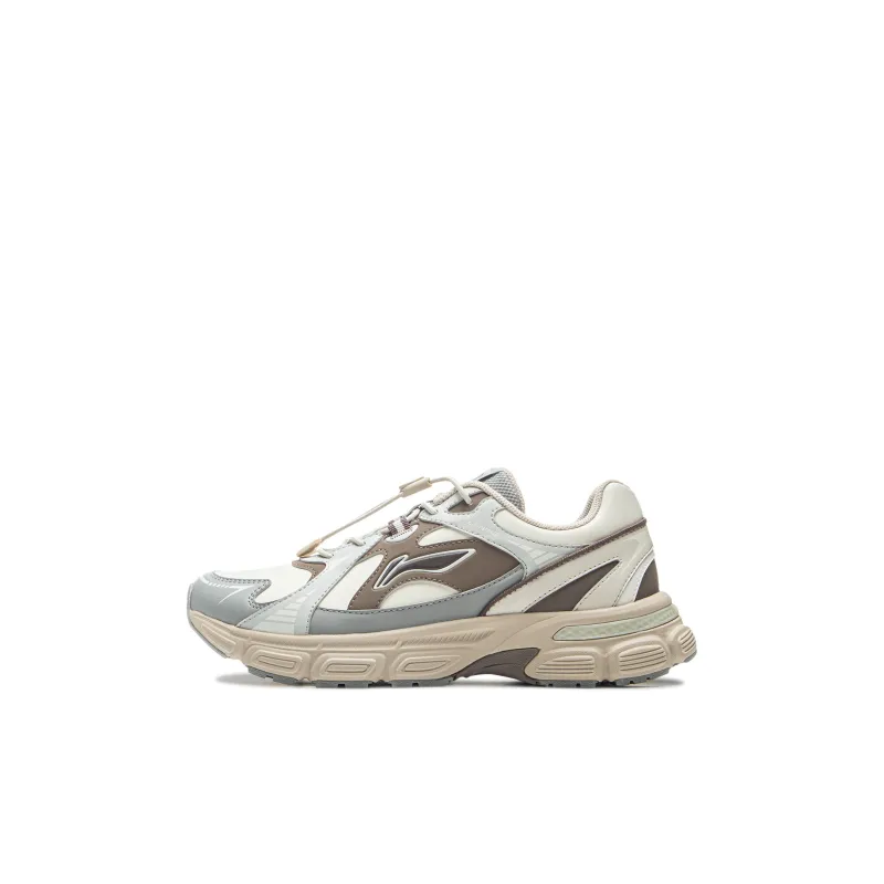 LINING YOUNG Slip Resistant Cushioning Wear Resistant Rebound Low Top Kids Lifestyle Shoes Brown Kids'-0