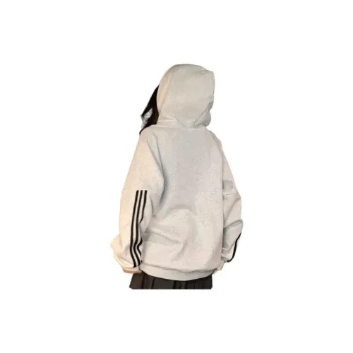 Oudifu Sweatshirt Women's White Gray