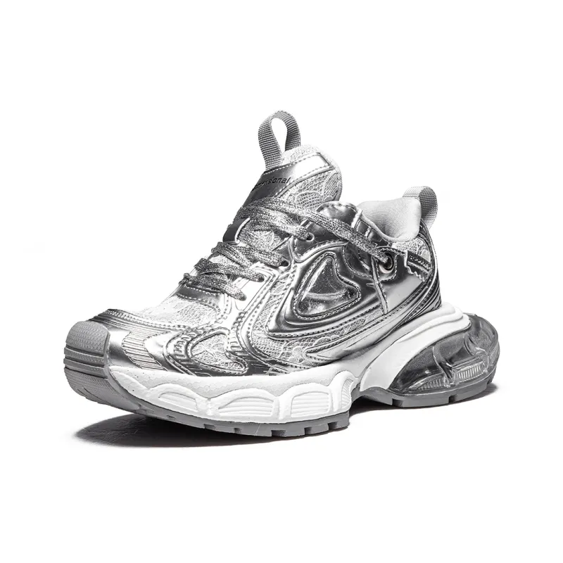 MQ Shock Absorbers With Slip Resistant Features Low Top Chunky Sneakers Women's-1