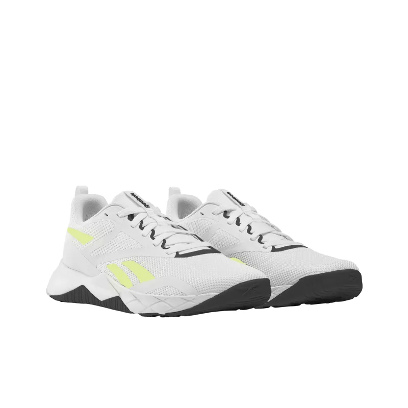 Reebok Durable Lightweight And Breathable Low Top Training Shoes Men's White-1