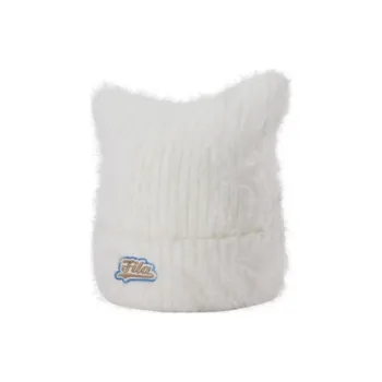 FILA FUSION Acrylic Beanies Women's Marshmallow White