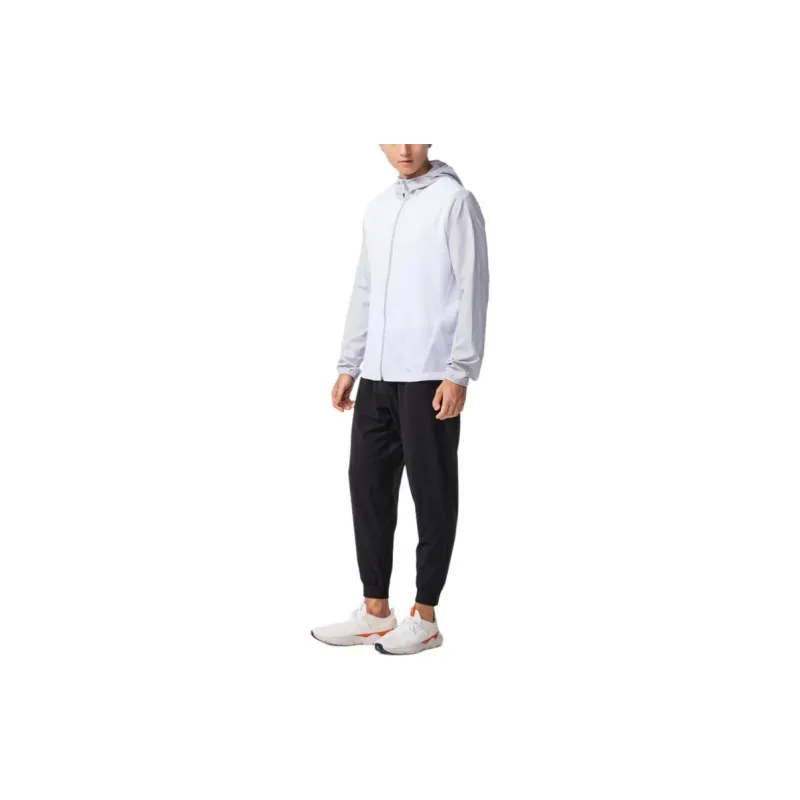 DECATHLON Kalenji Breathable Jacket Men's Snow/Zinc Gray-3