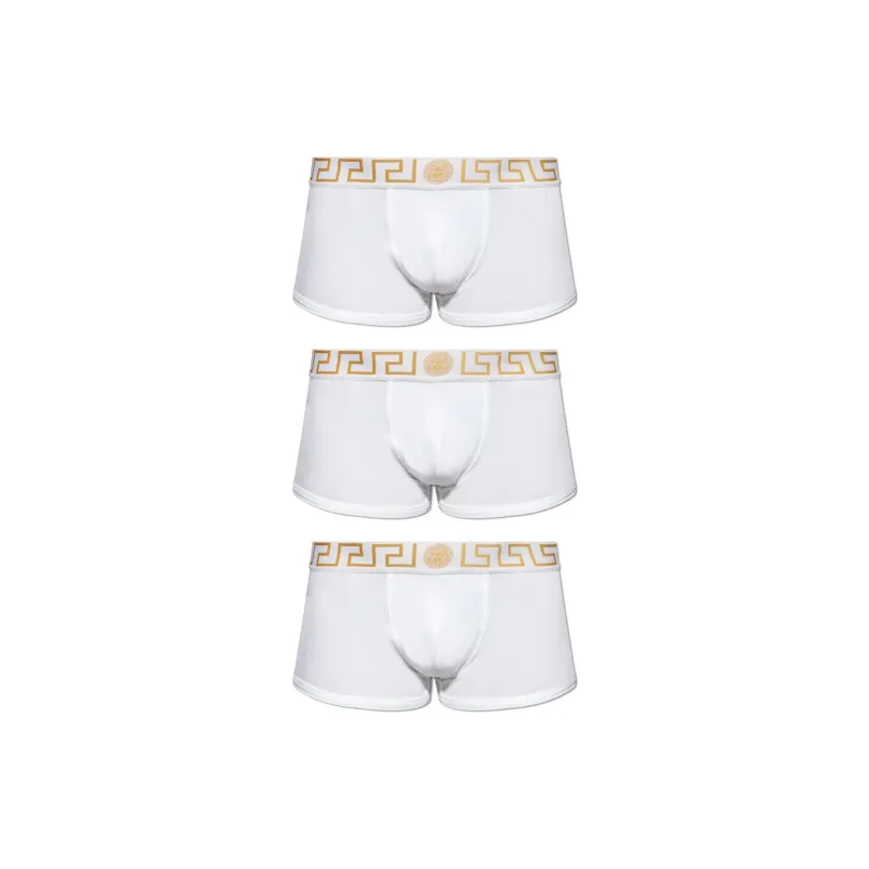 VERSACE Greca Border Three Pack Boxer Briefs-0