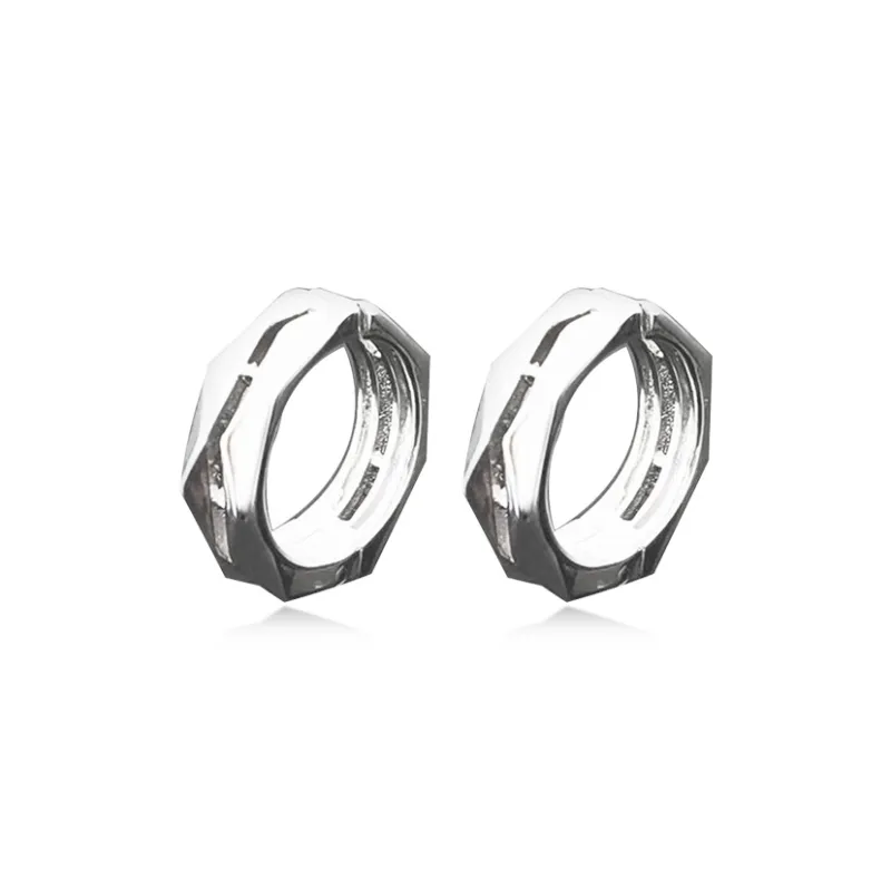 ROGA Alloy Clip On Earrings Unisex-5