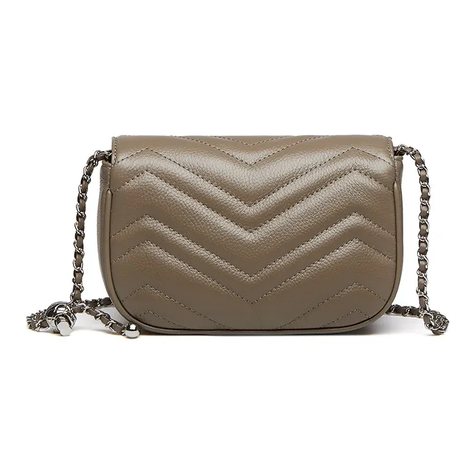 ZOOLER Top Grain Cow Leather Crossbody Bag Shoulder Bag Regular Women's Gray White/Coffee/Classic Black-9