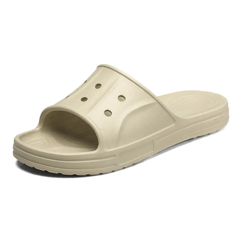 Le Drag Home Slippers Black/White/Khaki/Brown-15
