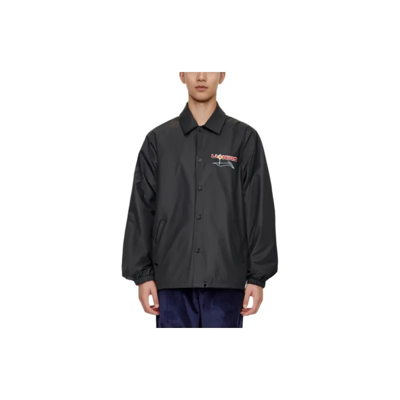 LiNing Skateboard Jackets Coats Men's Black-2