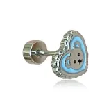 Bear Heart Ear Cuff-Heart