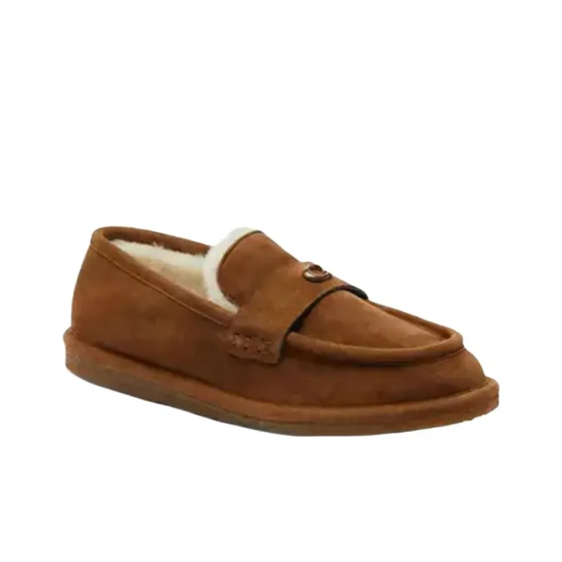 COACH Forest Slipper Loafers Women's Brown-2