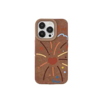 XIANGRIKE TPU Material Heart Smoke Phone Case Compatible With IPhone 15/14 Plus/13/12/11/15 Pro Max/XS/XR/XS Max/8 Plus