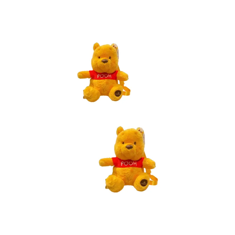 Disney Winnie The Pooh Series Winnie Pupu Backpack Dolls Plush Doll 38cm High-2