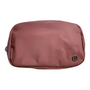 Lululemon Recycled Polyester Spandex One Shoulder Crossbody Fanny Pack Regular Women's Pink Color Pink