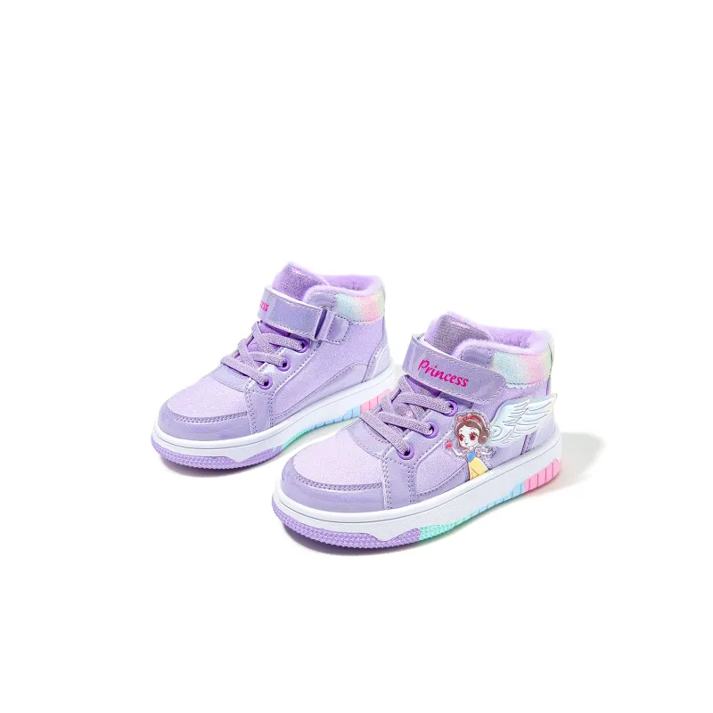 Disney Princess Cushioned Wear Resistant Breathable High Top Kids Lifestyle Shoes Children Aged 3 7 Years Old-11