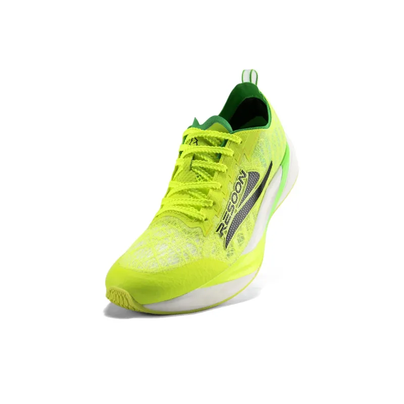RESOON Cushioning Anti-Slip And Wear-Resistant Low-Top Training Running Shoes Unisex White Orange-8