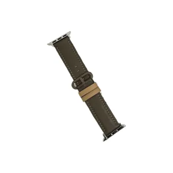 Warbler Dew Compatible With Apple Watch Apple Watch Band S9/S8/SE/7/6/5/4/3 Elliptical Buckle Multicolor Leather Strap