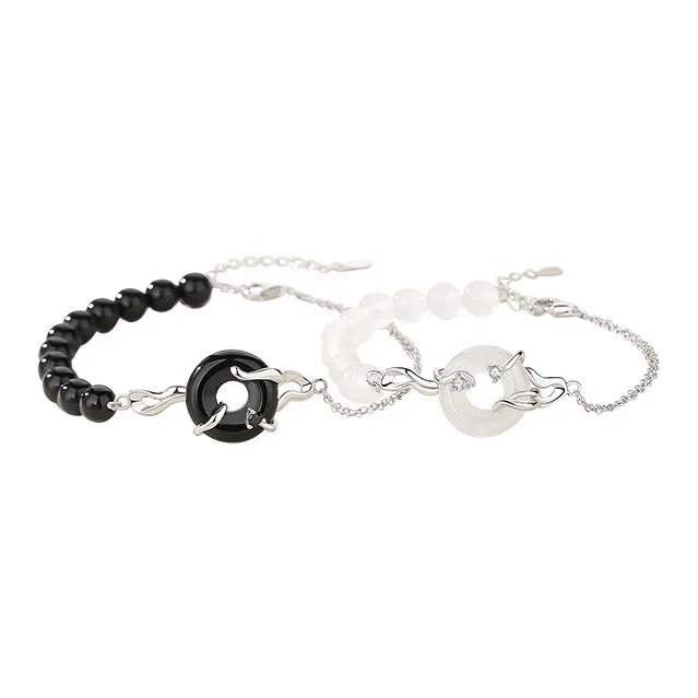 Eclater Obsidian Bracelets Unisex-0