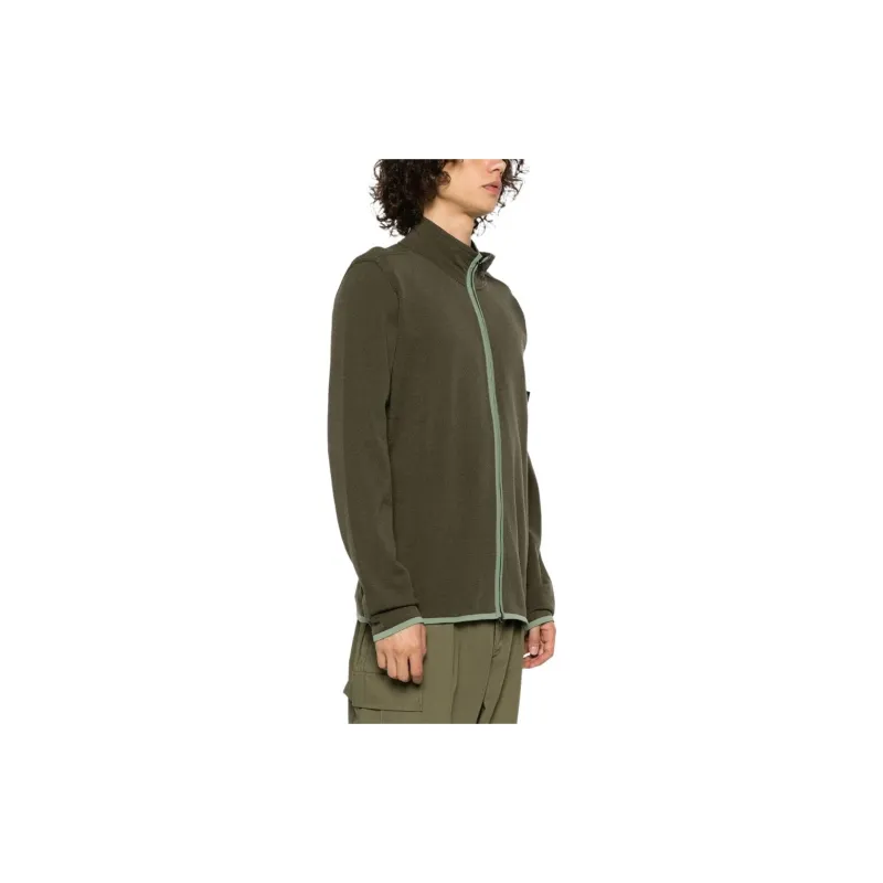 STONE ISLAND Compass motif Zip up Sweatshirt-4