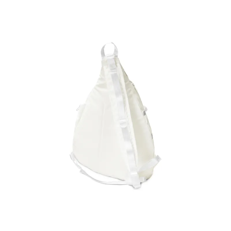 COEXISTENCE Polyester Quiver Bag, Sling Bag Unisex White-2