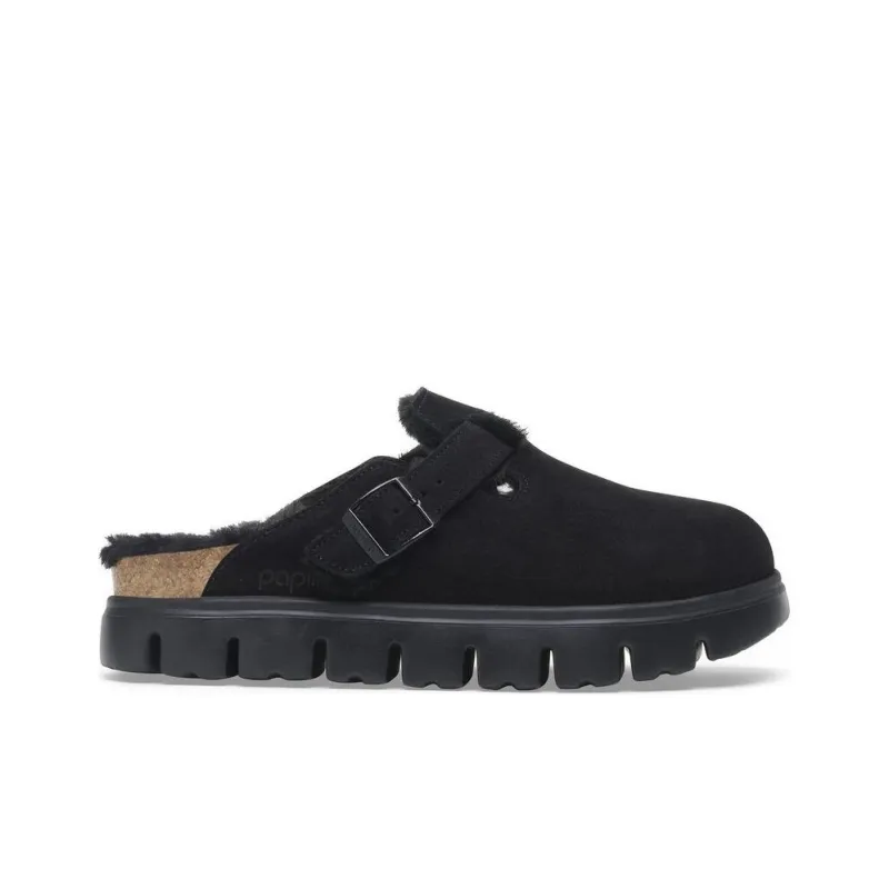Birkenstock Boston Series Slip Resistant Wrap toe Slippers Women's Black-1