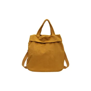 Land Gulls Washed Cloth One Shoulder Handbags Unisex Lemon/Black/Beige/Olive
