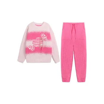 Flow Yarn Pajama Set Women's Pink