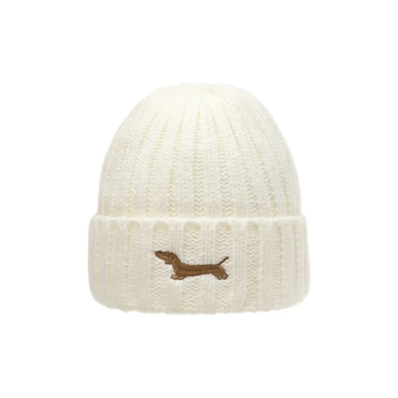 FREE RABBITⅡ Korean Style Puppy Embroidery Gathered Hat Unisex-12