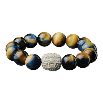 Moonstone Edge Tiger's Eye Stone Jade Bracelets Unisex