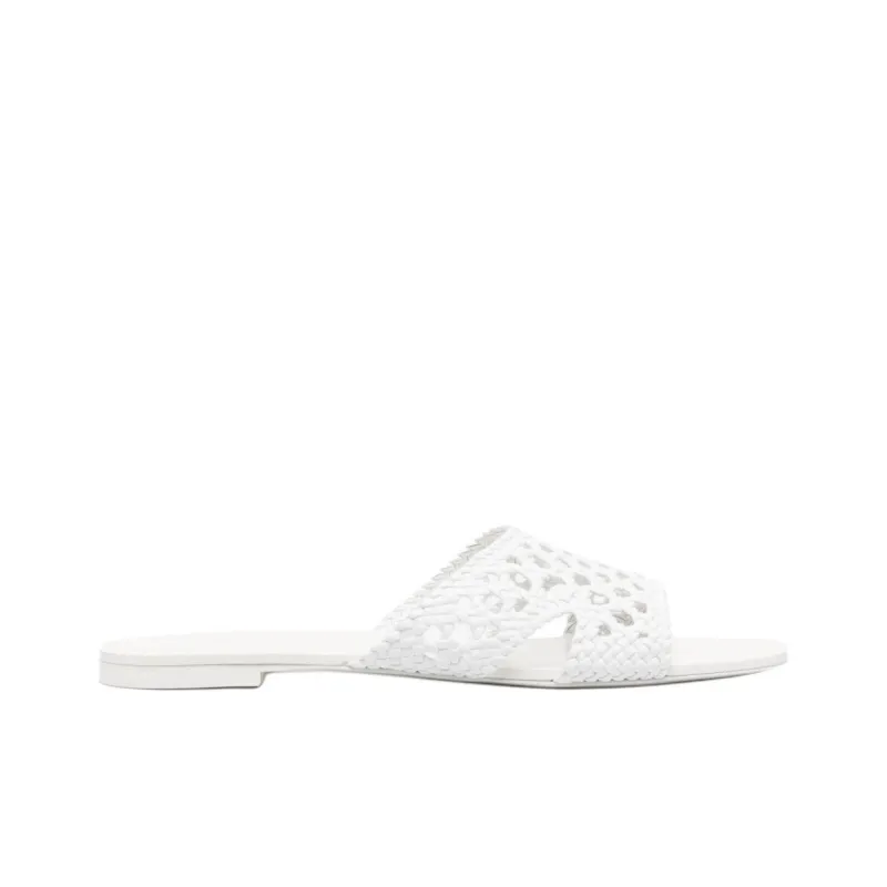 TORY BURCH Slide Slippers Women's White-1