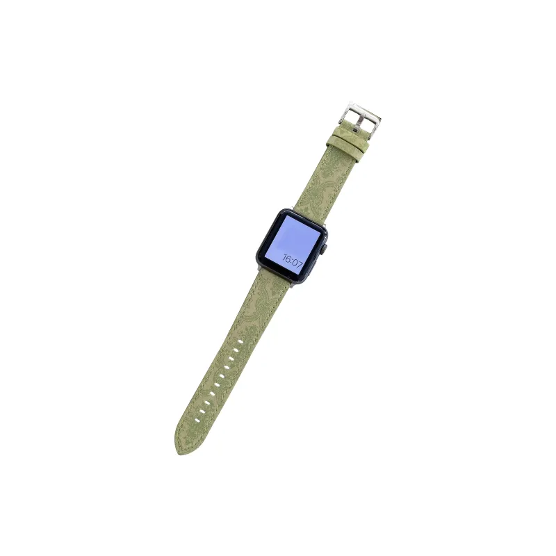 MSSM Apple Compatibility Watch Band Genuine Leather Material-1