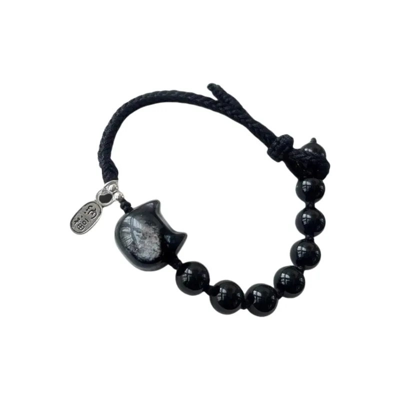 Sima Is Ethereal Obsidian Bracelets Unisex-0