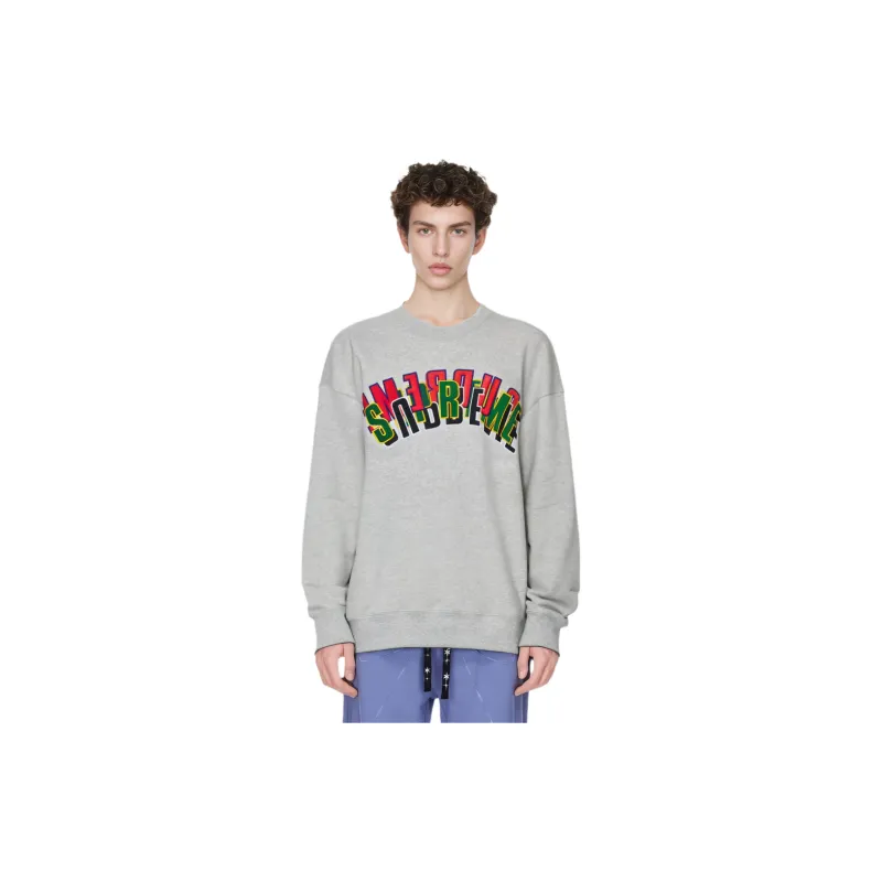 Supreme Stacked Crewneck - POIZON Supreme Stacked Crewneck - POIZON