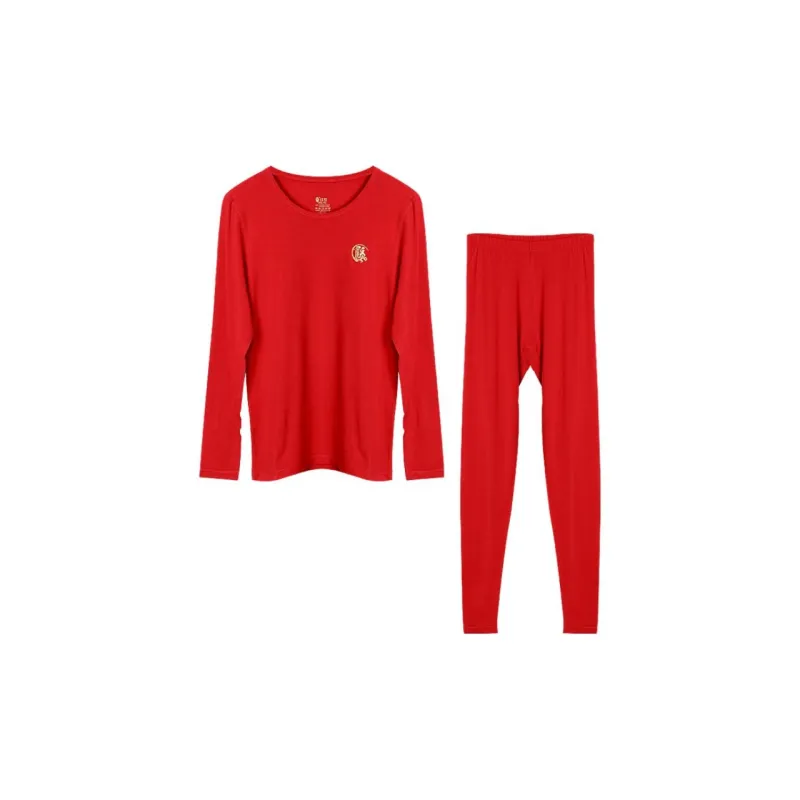 Red Bean Thermal Set Women's China Red-0