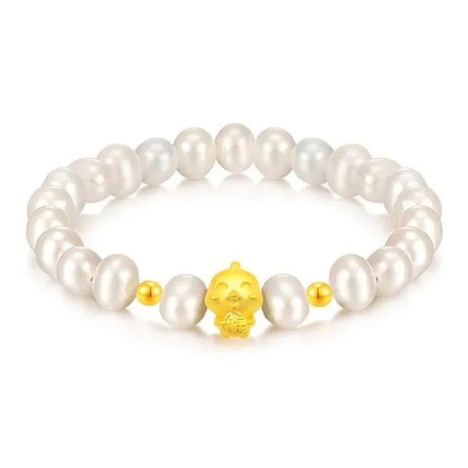 KING TAI SANG Gold Bracelet Women's-12