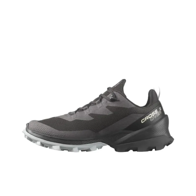 SALOMON Cross Over 2 Anti Slip Wear Resistant Low Top Outdoor Shoes Women's Black-0