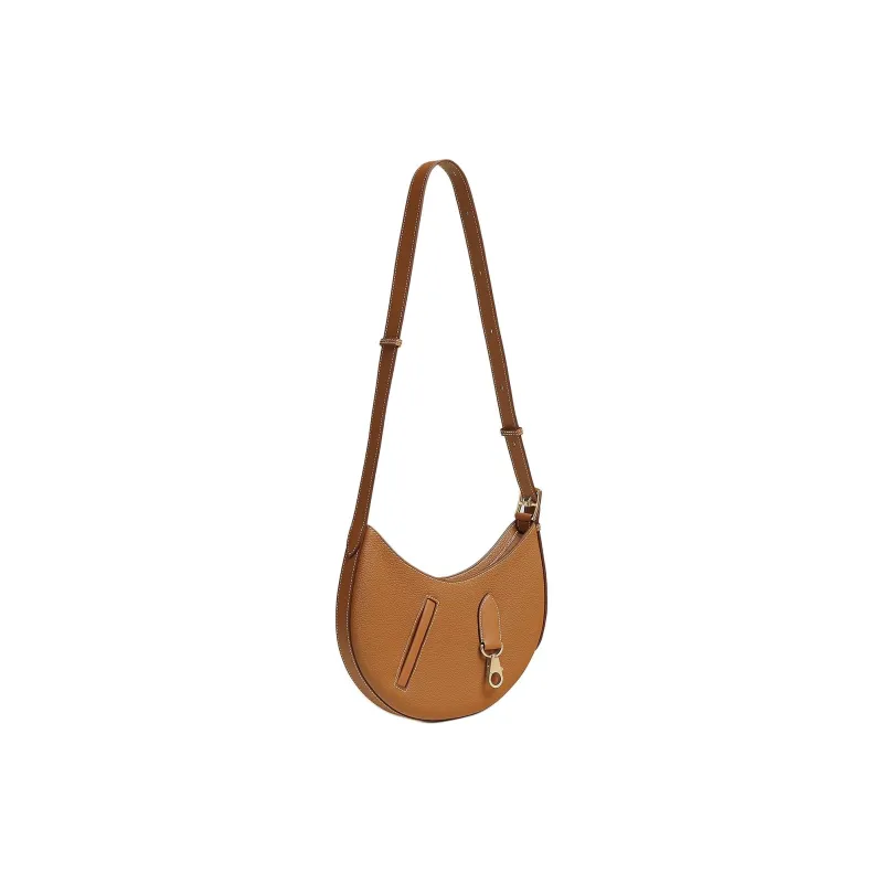 HERMES Togo Leather With Swift Calfskin Shoulder Bag Crossbody Bag Women's Gold-1