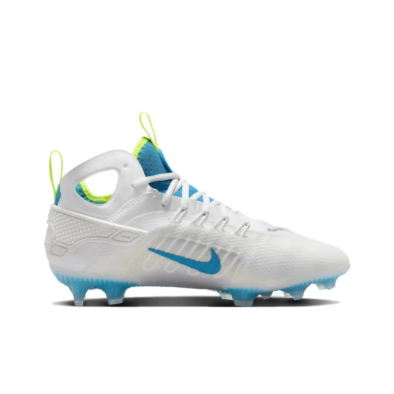 Nike Huarache 9 Elite Mid Lax Se White Vivid Blue Volt-1