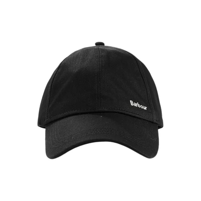 BARBOUR Cotton Baseball Caps Women's Black-1