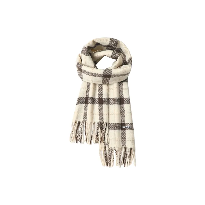 Yalu Polyester Knit Scarves Unisex Gift Box Set-0